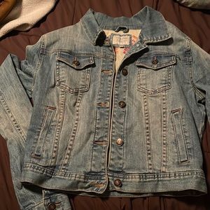 blue denim jacket